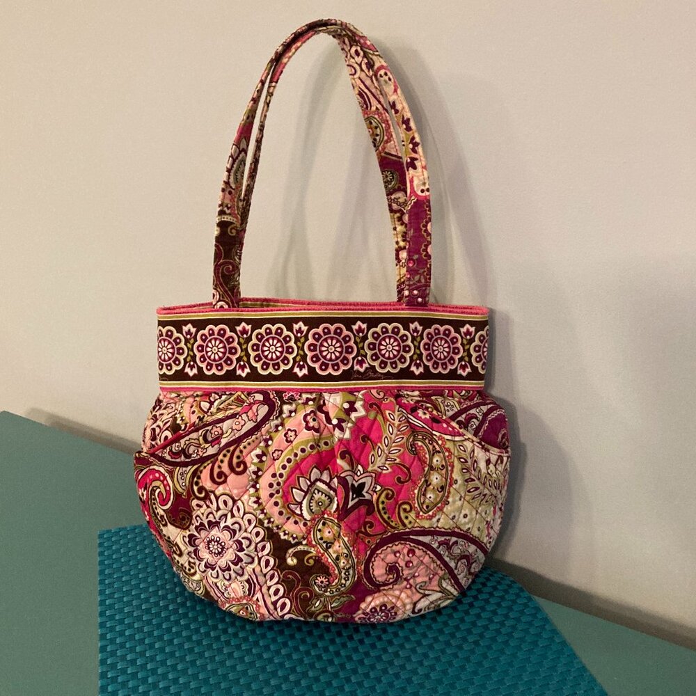 Vera Bradley Very Berry Paisley Print Shoulder Bag